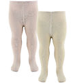 Minymo Strømpebukser - 2-pak - Burnished Lilac/Creme Minymo Strømpebukser - 2-pak - Burnished Lilac/Creme