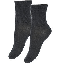 Minymo Strømper - 2-pak - Forged Iron Melange Minymo Strømper - 2-pak - Forged Iron Melange