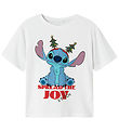 Name It T-shirt - NkfAkka - Stitch - Bright White Name It T-shirt - NkfAkka - Stitch - Bright White
