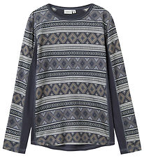 Name It Bluse - Uld - NkmWillto - Ombre Blue/ICELAND Name It Bluse - Uld - NkmWillto - Ombre Blue/ICELAND