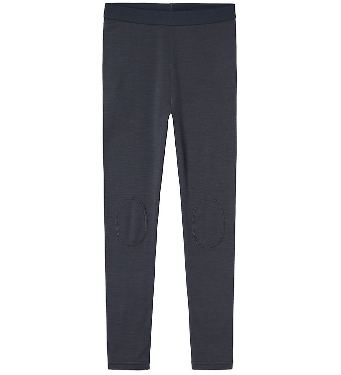 Name It Leggings Ombre Blue i Merinould - Str.    7-8y 122/128cm