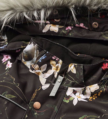 Molo Snowsuit - Polaris Fur - Paisley Flowers
