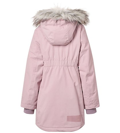 Molo Vinterfrakke - Peace - Blue Pink m. Imiteret Pels Molo Vinterfrakke - Peace - Blue Pink m. Imiteret Pels