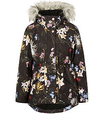 Molo Vinterjakke - Cathy Fur - Paisley Flowers Molo Vinterjakke - Cathy Fur - Paisley Flowers