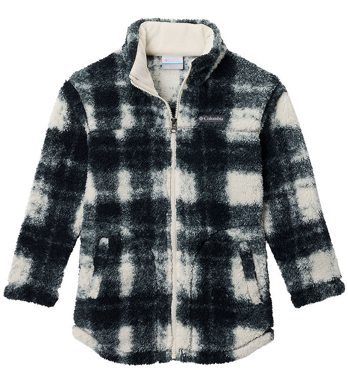 Columbia Fleecejakke - Teddy - West Bend - Sort/Hvid m. Tern