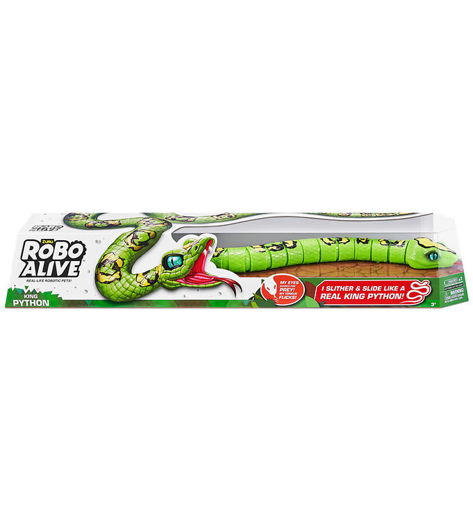 Robo Alive Legetøjsdyr - King Python - Grøn