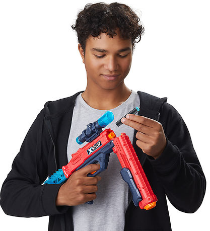 X-SHOT Skumgeværer - Ultimate Shootout pack - Rød/Blå