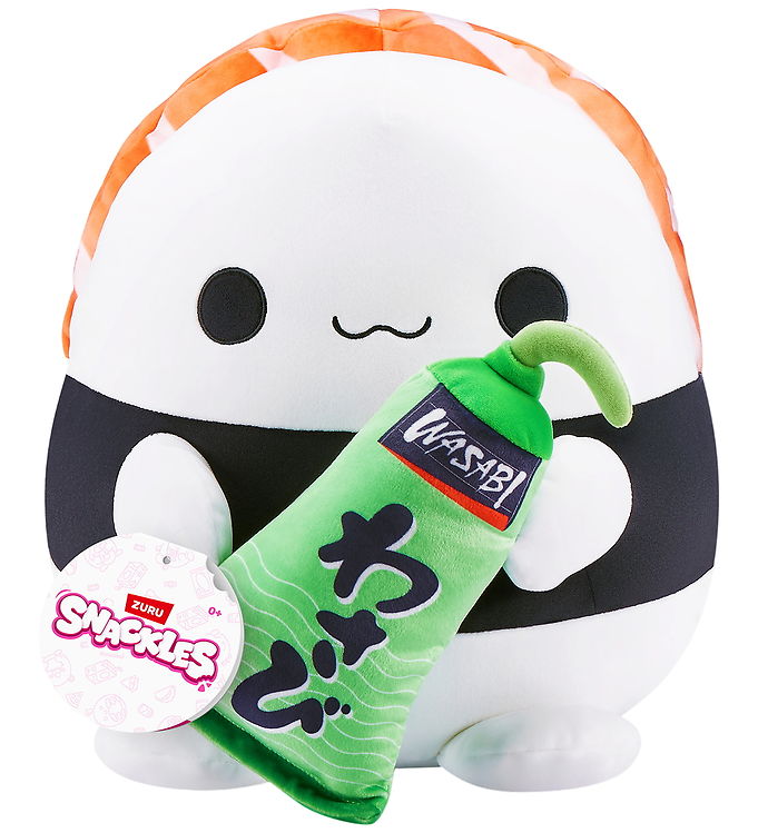 Snackles Bamse - 35 cm - Laksen Eva m. Wasabi