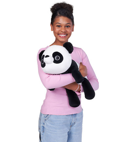Hug A Lumps Bamse m. Tyngde - Medium - Panda - Pete