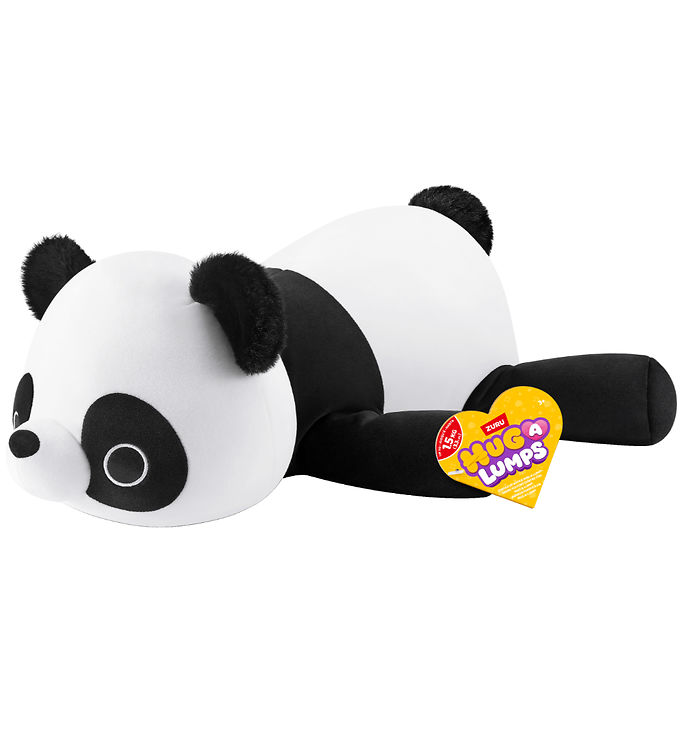 Hug A Lumps Bamse m. Tyngde - Medium - Panda - Pete