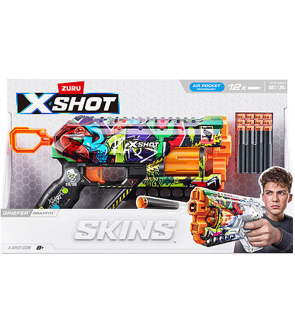 X-SHOT Skumgevær - Skins - Graffiti X-SHOT Skumgevær - Skins - Graffiti