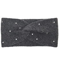 Kids Only Hårbånd - Strik - KogChyna - Dark Grey Melange/Rhinest Kids Only Hårbånd - Strik - KogChyna - Dark Grey Melange/Rhinest