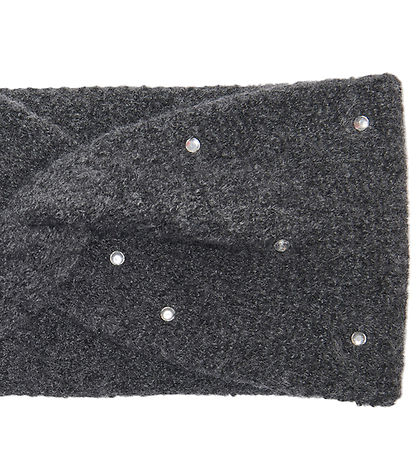 Kids Only Hårbånd - Strik - KogChyna - Dark Grey Melange/Rhinest Kids Only Hårbånd - Strik - KogChyna - Dark Grey Melange/Rhinest