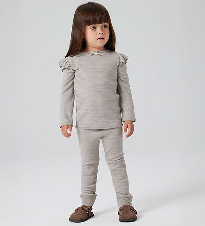 Name It Leggins - Uld/Viskose - NmfWyla - Satellite
