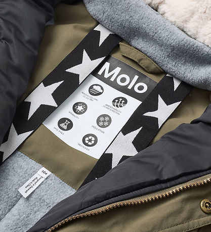 Molo Flyverdragt - Polaris Fur - Bark Green