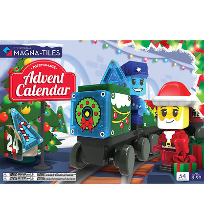 Magna-Tiles Julekalender - 34 Dele - MicroMAGS Magna-Tiles Julekalender - 34 Dele - MicroMAGS
