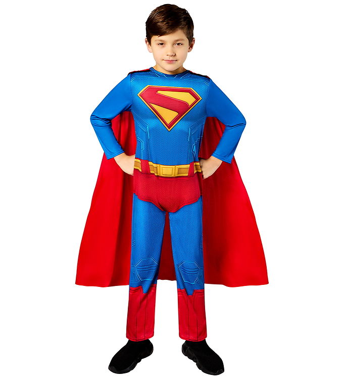 Superman Deluxe Børnekostume - X-Small