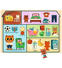 Djeco Puslespil - Puzzlo House - 22 Brikker Djeco Puslespil - Puzzlo House - 22 Brikker