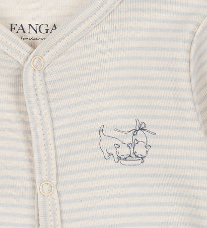 Fanga Fontana Natdragt - Fio - Tea Stripe Gray Dawn Fanga Fontana Natdragt - Fio - Tea Stripe Gray Dawn