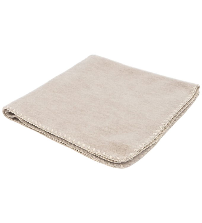 Fanga Fontana Babytæppe - 60x60 - Erba - Uldfleece - Beige