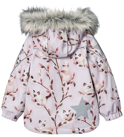 Molo Vinterjakke - Hopla Fur - Willow Kitten  Molo Vinterjakke - Hopla Fur - Willow Kitten