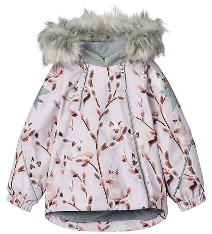 Molo Vinterjakke - Hopla Fur - Willow Kitten  Molo Vinterjakke - Hopla Fur - Willow Kitten