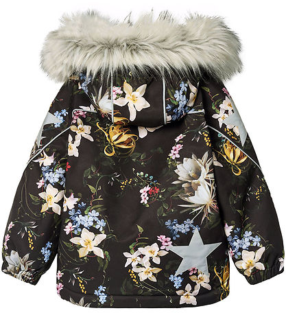 Molo Vinterjakke - Hopla Fur - Paisley Flowers  Molo Vinterjakke - Hopla Fur - Paisley Flowers