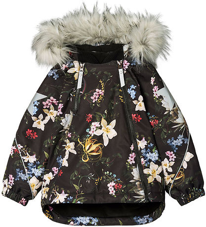 Molo Vinterjakke - Hopla Fur - Paisley Flowers  Molo Vinterjakke - Hopla Fur - Paisley Flowers