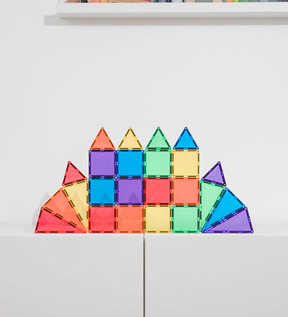 Connetix Magnetsæt - 24 Dele - Rainbow Connetix Magnetsæt - 24 Dele - Rainbow