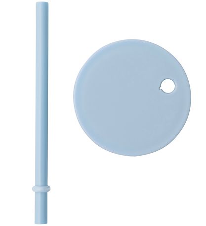 Design Letters Låg/Sugerør - Tritan - Lyseblå Design Letters Låg/Sugerør - Tritan - Lyseblå