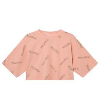 Fila T-shirt - Jamilia Cropped - Coral Cloud Fila T-shirt - Jamilia Cropped - Coral Cloud