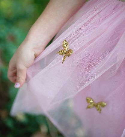 Great Pretenders Udklædning - Sommerfugl - Rosa/Guld