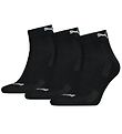 Puma Ankelstrømper - Quarter - 3-pak - Sort Puma Ankelstrømper - Quarter - 3-pak - Sort