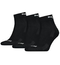 Puma Ankelstrømper - Quarter - 3-pak - Sort Puma Ankelstrømper - Quarter - 3-pak - Sort