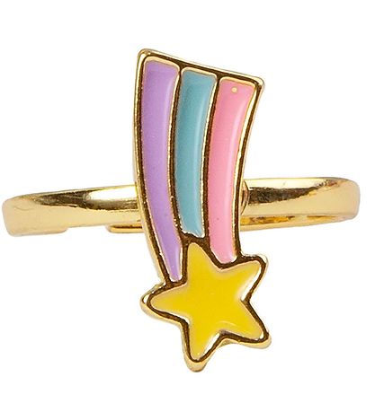 Great Pretenders Udklædning - Hjerte & Stjerne - Guld