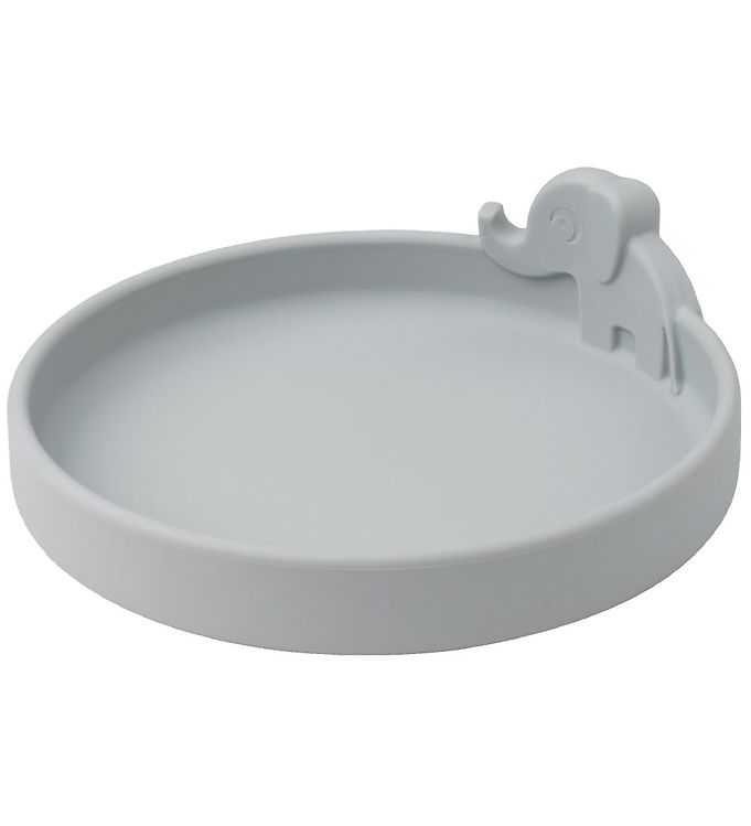 Done By Deer Tallerken - Silikone - Elphee - Grå