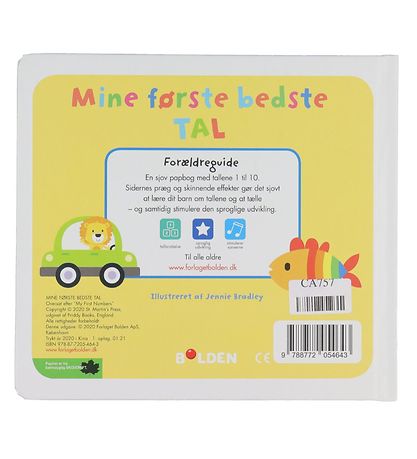 Forlaget Bolden Bog - Mine Første Bedste - Tal - Dansk Forlaget Bolden Bog - Mine Første Bedste - Tal - Dansk