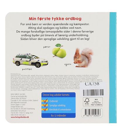 Forlaget Bolden Book - My First 100 Words - Danish