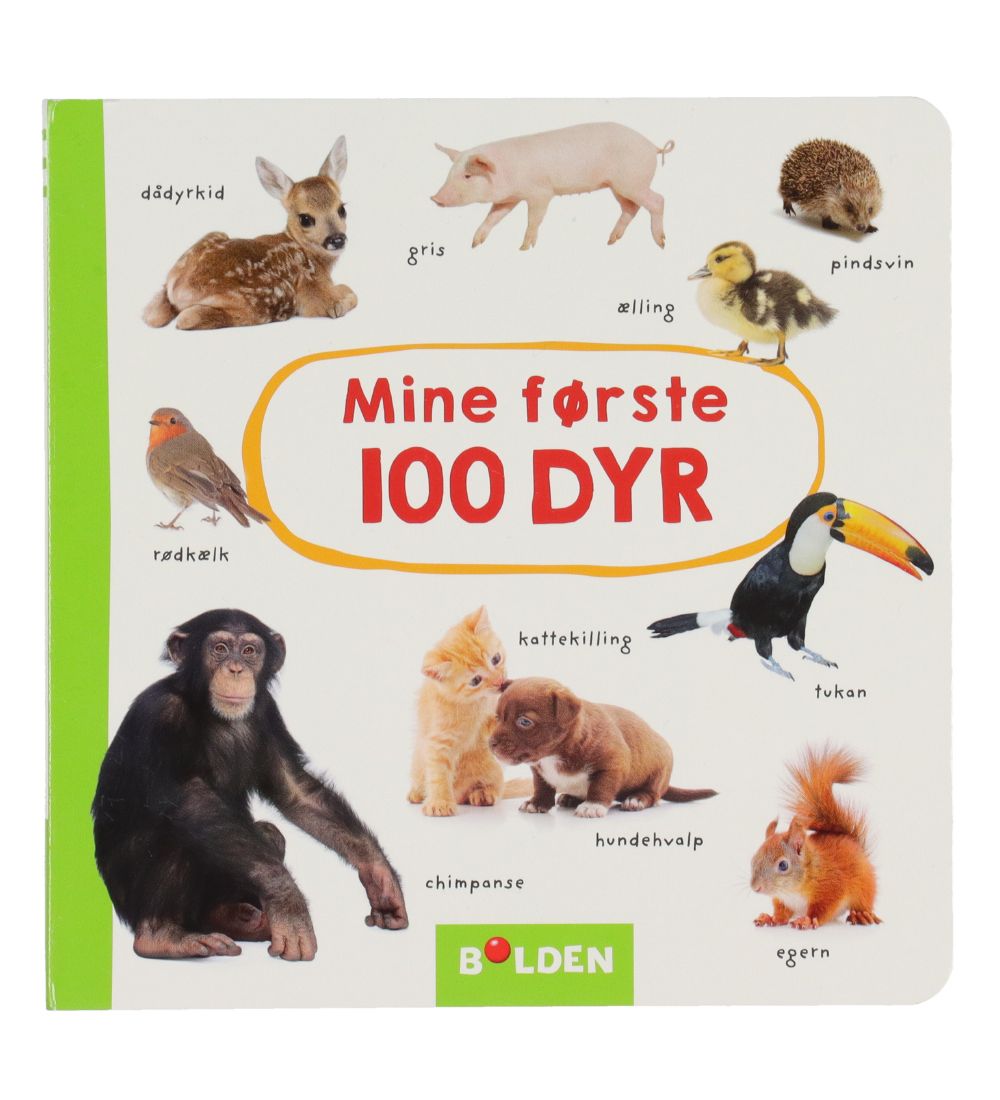 Forlaget Bolden Buch - Meine ersten 100 Tiere - Dänisch - Forlaget Bolden - One Size - Bilderbuch