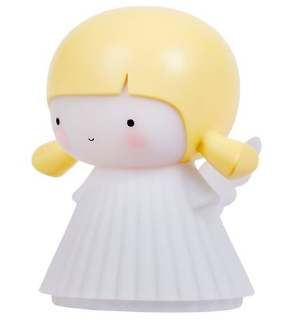A Little Lovely Company Lampe - 13 cm - Angel - Hvid A Little Lovely Company Lampe - 13 cm - Angel - Hvid