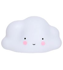 A Little Lovely Company Natlampe - 24,5 cm - Cloud - Hvid A Little Lovely Company Natlampe - 24,5 cm - Cloud - Hvid