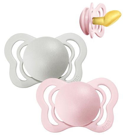 BIBS Couture Spenen - 2-pack - Maat 1 - Anatomisch - Haze/Blosso