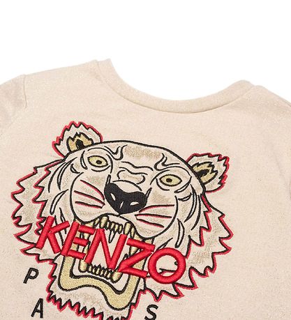 Kenzo Sweatkjole - Exclusive Edition - Gold Yellow/Rød m. Tiger Kenzo Sweatkjole - Exclusive Edition - Gold Yellow/Rød m. Tiger