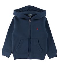Polo Ralph Lauren Cardigan m. Hætte - Navy Polo Ralph Lauren Cardigan m. Hætte - Navy