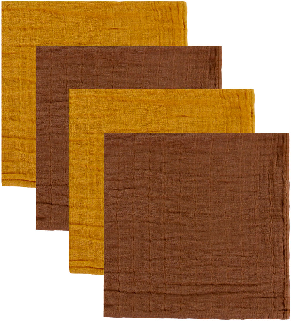 Carrs de mousseline Pippi - 4 Pack - 65x65 - Tortue Shell - Pippi Baby - UneTaille - carrs de mousseline 16$
