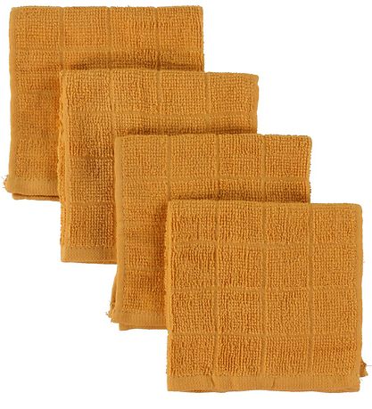 Gants de toilette Pippi - 4 Pack - 27x27 - Minéral Yellow Gants de toilette Pippi - 4 Pack - 27x27 - Minéral Yellow