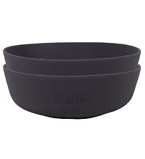 Filibabba Bowl - 2-Pack - Silicone - Stone Grey Filibabba Bowl - 2-Pack - Silicone - Stone Grey