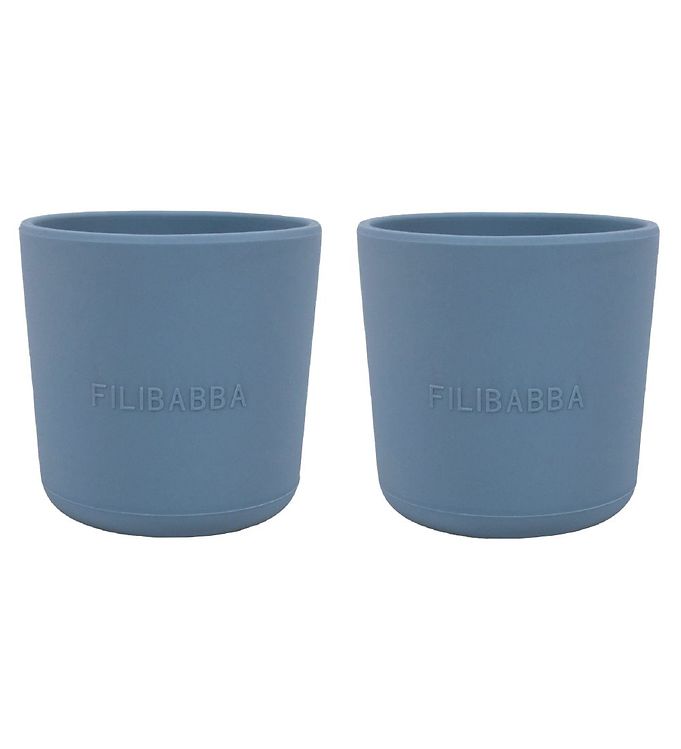 Filibabba Kopper - 2-pak - Silikone - Powder Blue