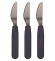 Filibabba Knive - 3-pak - Silikone - Stone Grey Filibabba Knive - 3-pak - Silikone - Stone Grey