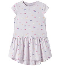 Name It Kjole - NmfVigga - Lavender Fog/Colorful Heart